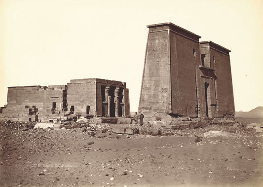 Nubie - Temple de Dakkeh par Emile Béchard