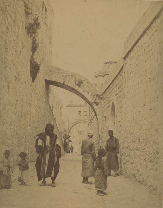 Jérusalem - Arc de l'Ecce Homo par les frères Zangaki