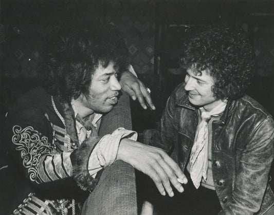 Jimi Hendrix et Eric Clapton au Speakeasy à Londres